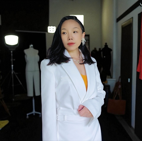 Zara White Mini Dress Blazer Dress Size S - Picture 14 of 14